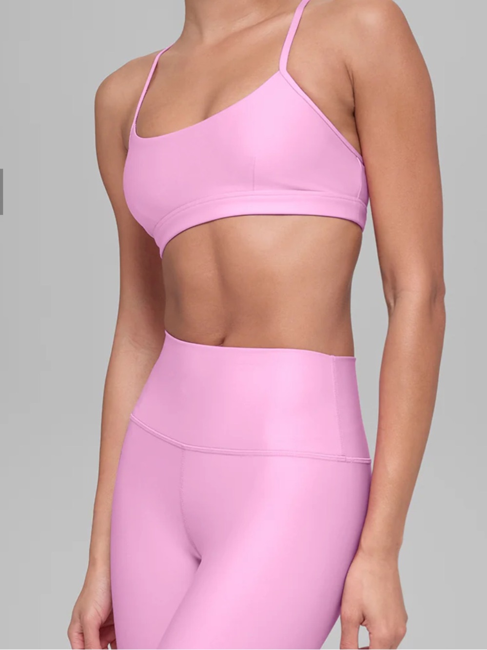 ALO Yoga SET Candy Heart Airlift Leggings & Intrigue bra